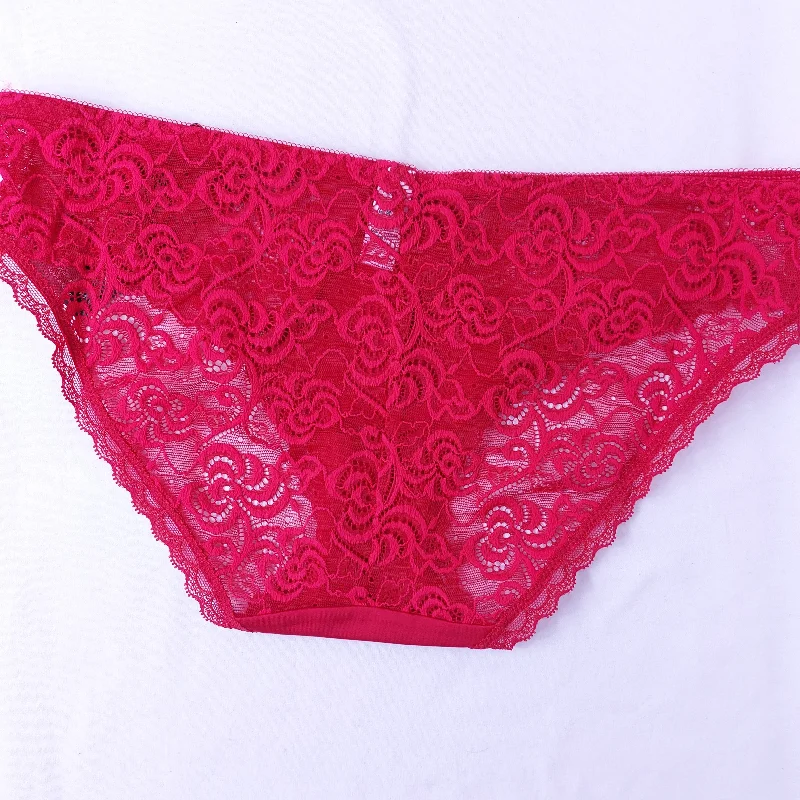 Berlei Comfort Heaven Lace Knickers Bikini Brief Passion Red