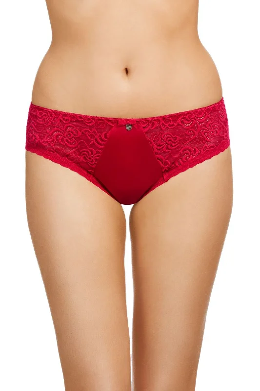 Berlei Comfort Heaven Lace Knickers Bikini Brief Passion Red