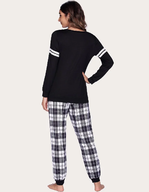 Black/White Plaid / 2XL