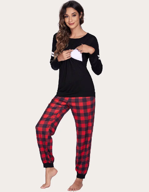 Red/Black Plaid / XL