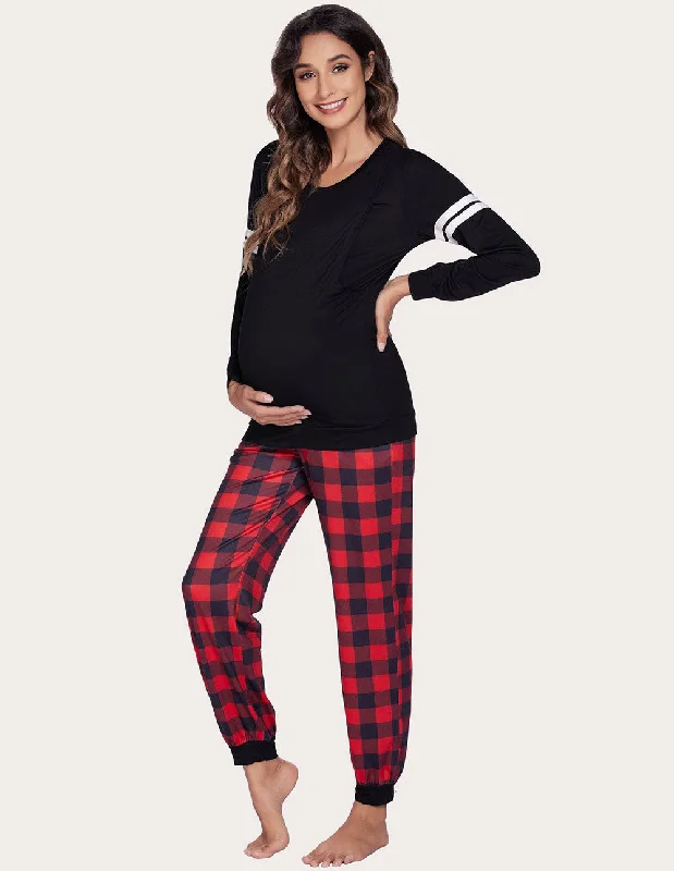 Red/Black Plaid / L