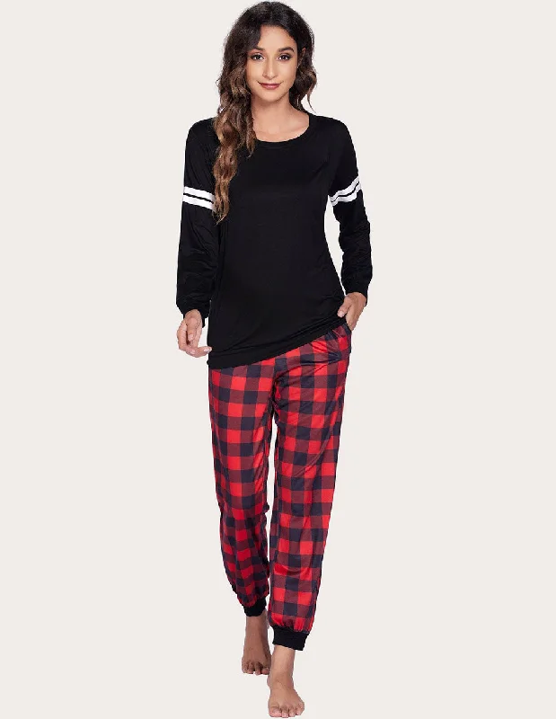 Red/Black Plaid / S