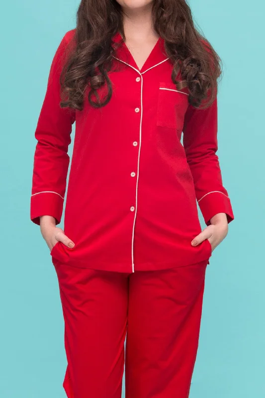 Classic Christmas Red Pyjama Set