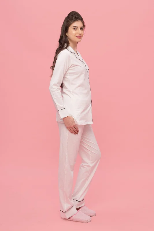 Classic Ivory Pyjama Set