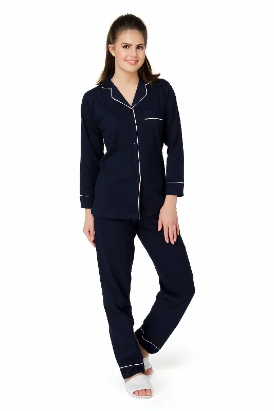 Classic Navy Pyjama  Set