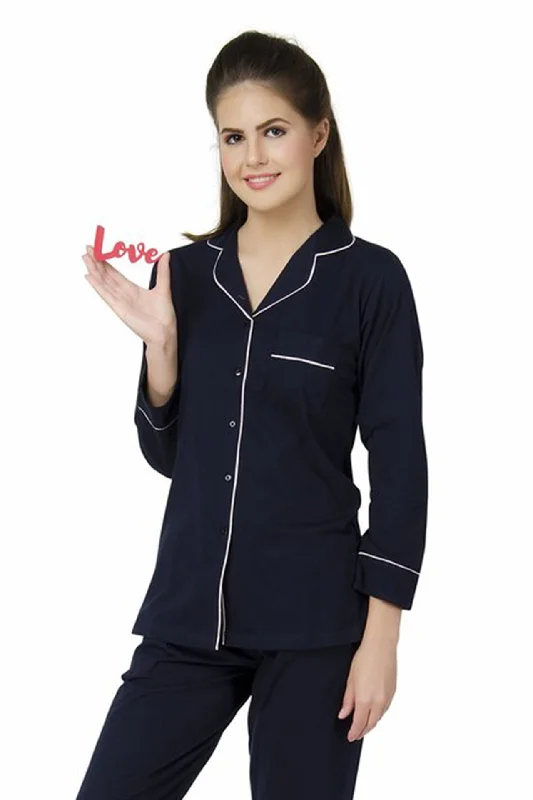 Classic Navy Pyjama  Set