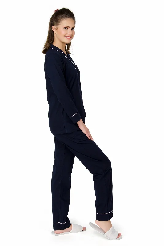 Classic Navy Pyjama  Set