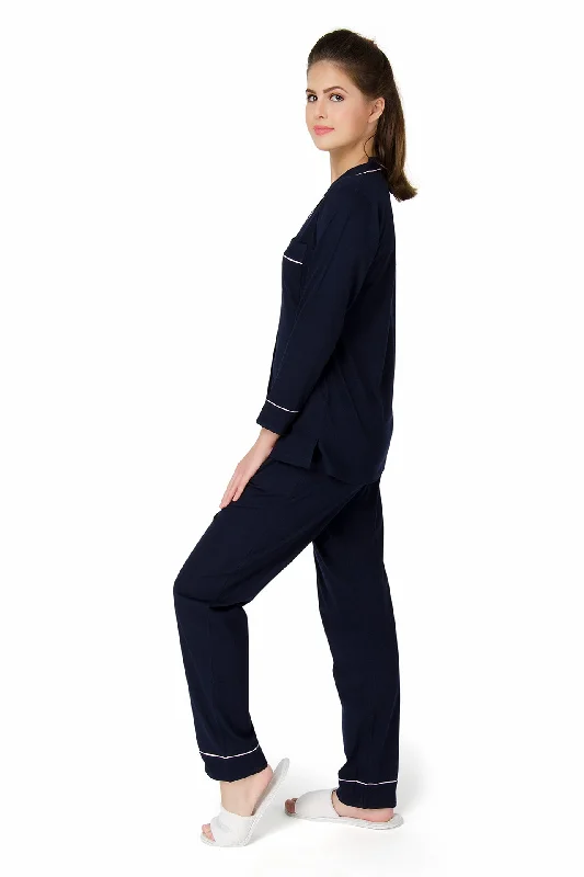 Classic Navy Pyjama  Set