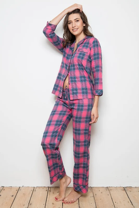 Cottonreal Bude Check Pyjamas