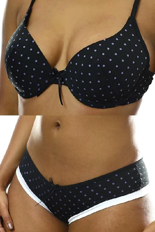 Polka Dot Bra & Panty Set