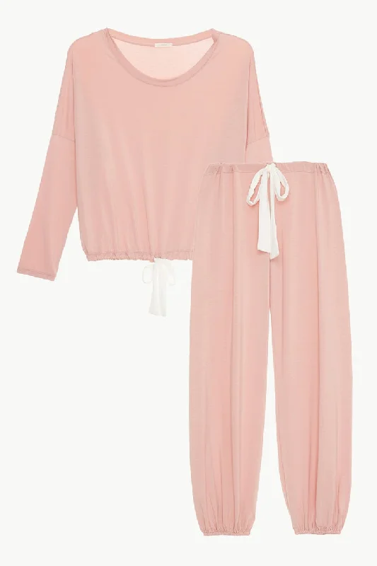 Eberjey Gisele Slouch Pjs - Misty Rose