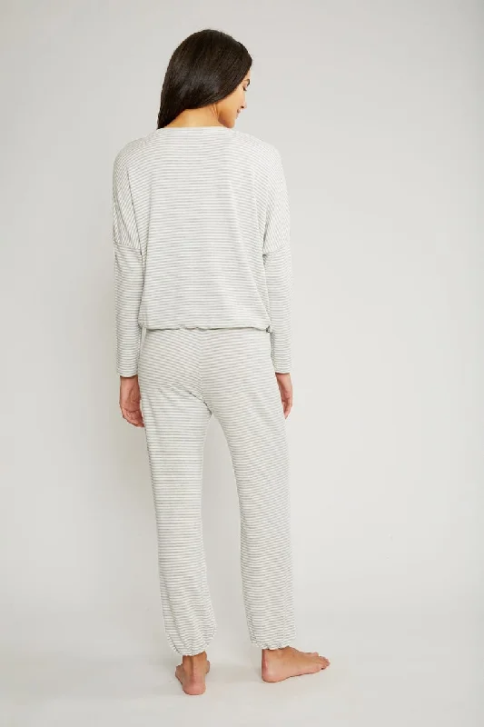 Eberjey Sadie Stripes Slouchy Pyjama Set