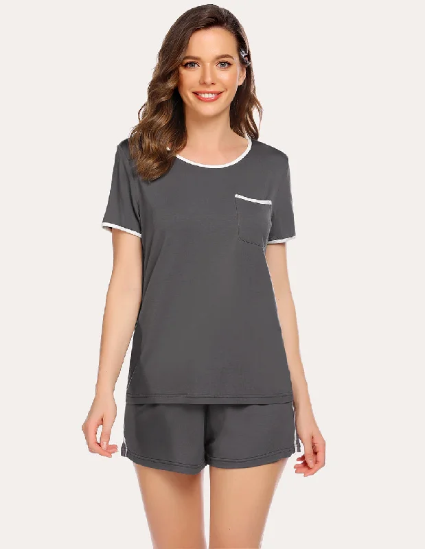 Ekouaer Shorts Pajama Set