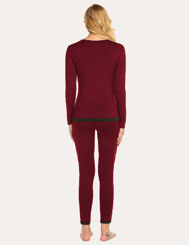 Ekouaer Fleece Lined Winter Thermal Sleepwear