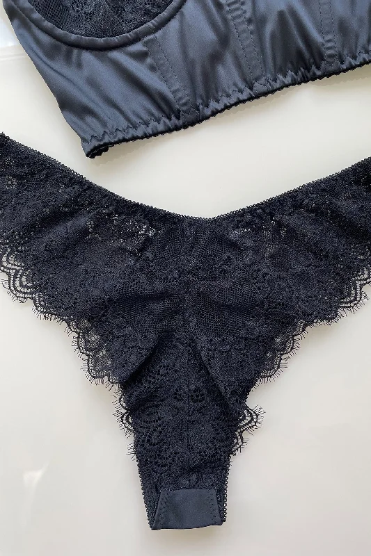 Michelle Black Lingerie Set