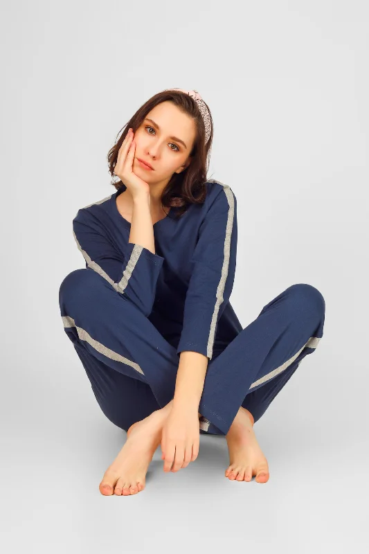 Navy Nauveou Lounge Set