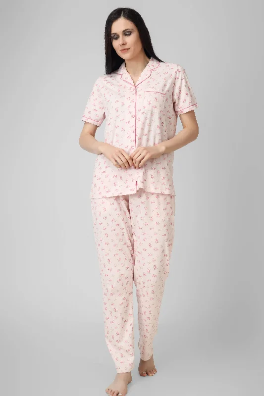 Pink Roses Pyjama Set