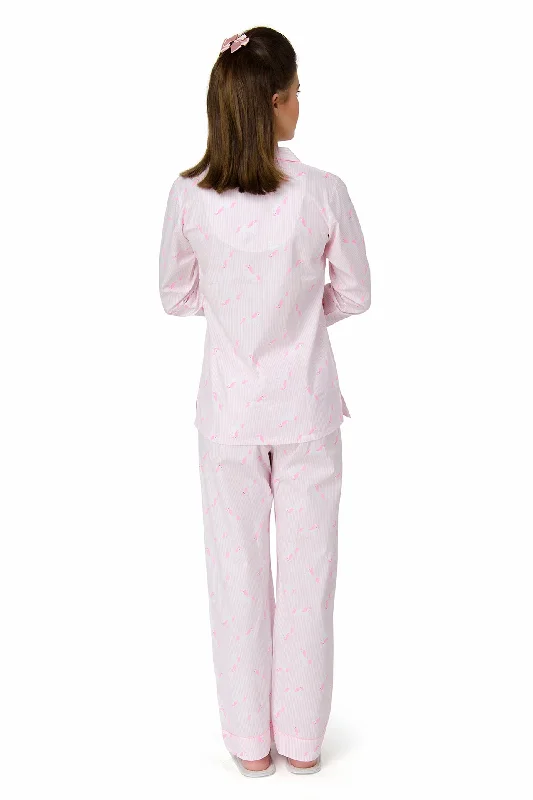 Pink Stripes Unicorn Pyjama Set