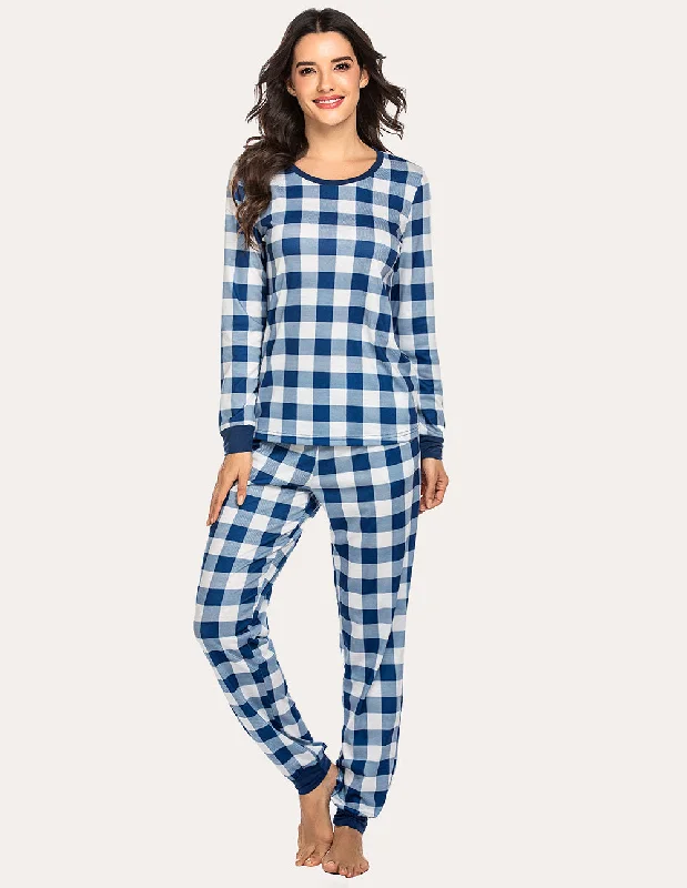 Blue/White Plaid / S