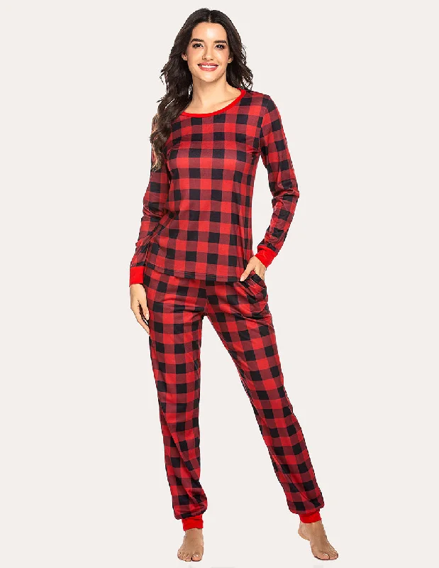 Red/Black Plaid / L