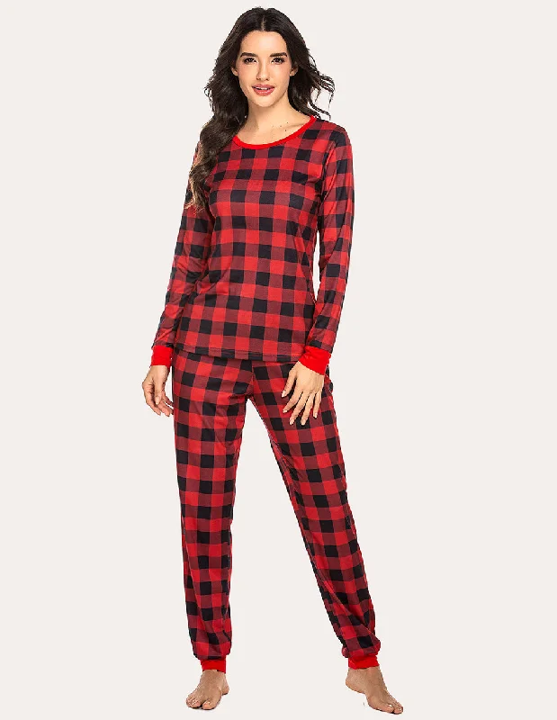 Red/Black Plaid / S