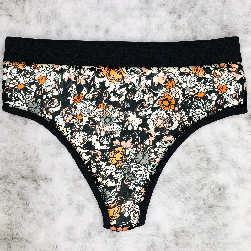 Black Floral / Black