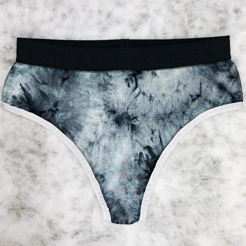 Black Tie Dye / White