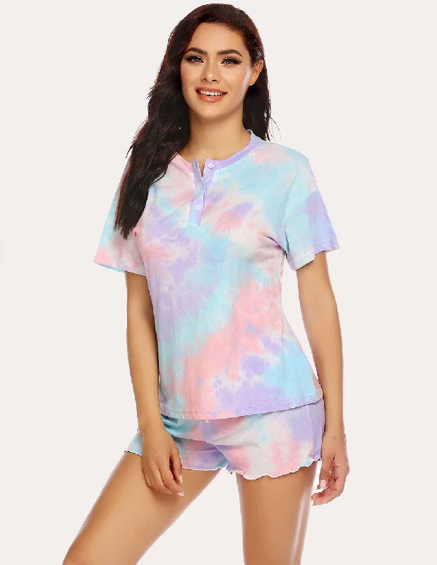 Purple/Blue Tie Dyed / S