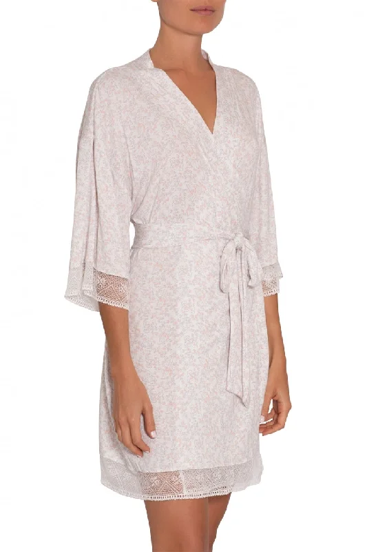 BOHO PAISLEY SHORT ROBE