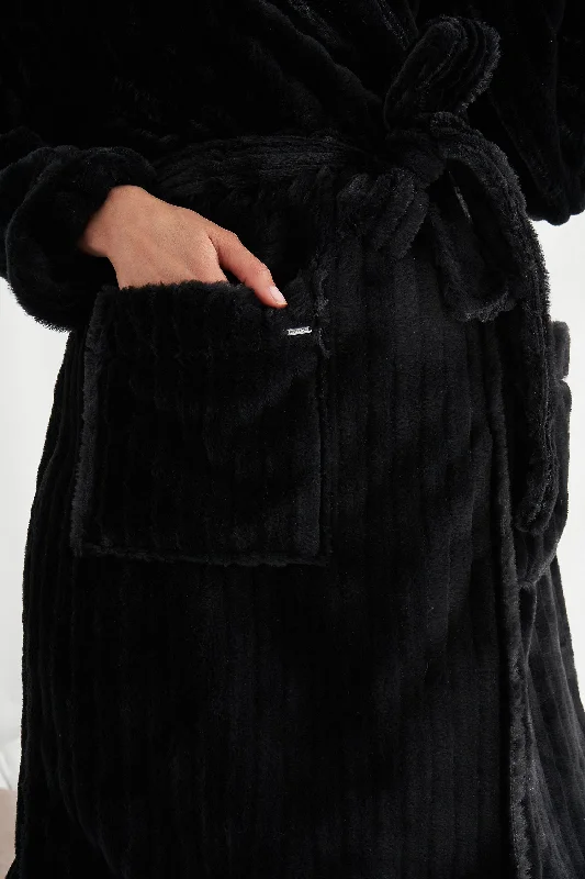 Cloud Robe in Black