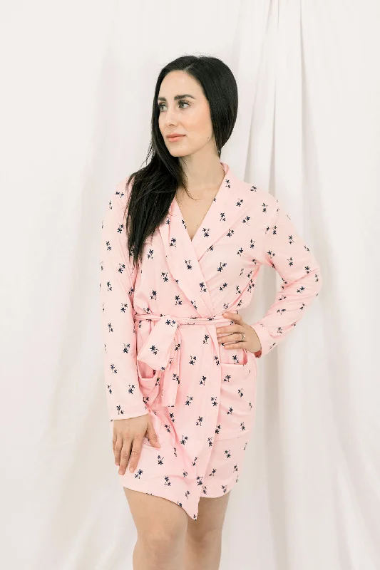 Cozy Pink Palm Robe II