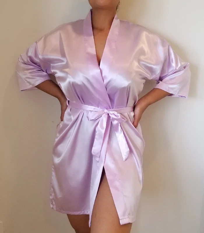 Persian Lilac-Essential Satin Robe