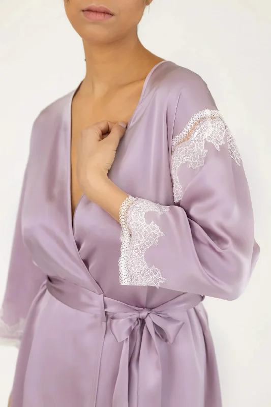 NK iMode Allegra Soulful Short Silk Robe