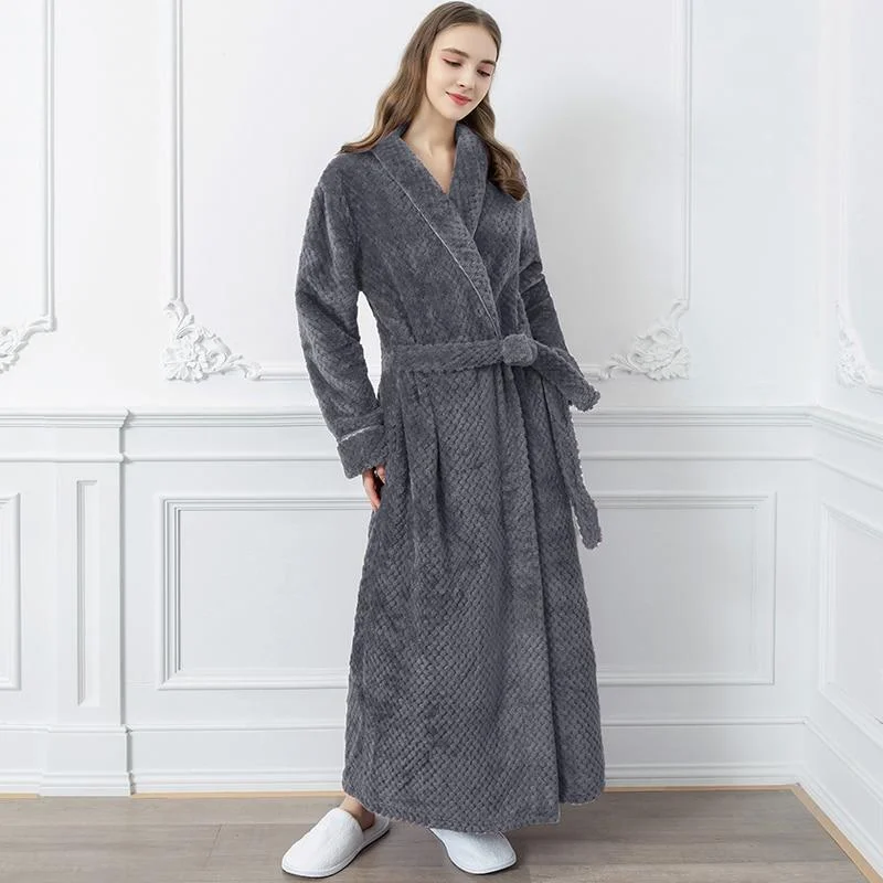 Robe de Chambre Femme<br> Longue Polaire