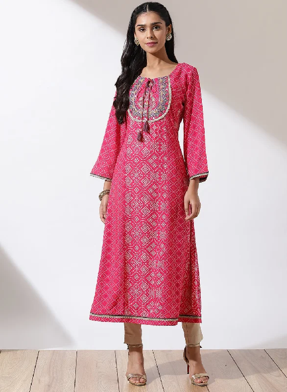 Fuschia Dhaage Collection Printed Kurta