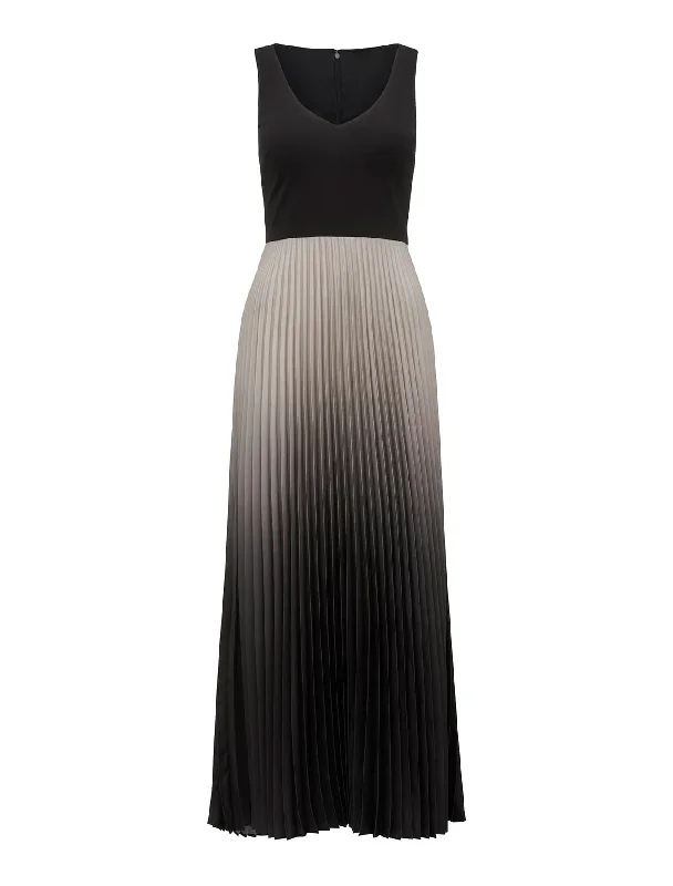 Ornella Two-In-One Pleated Midi Dress