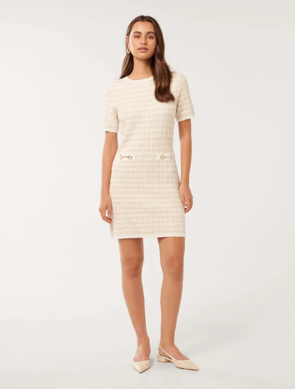 Paloma Check Mini Dress