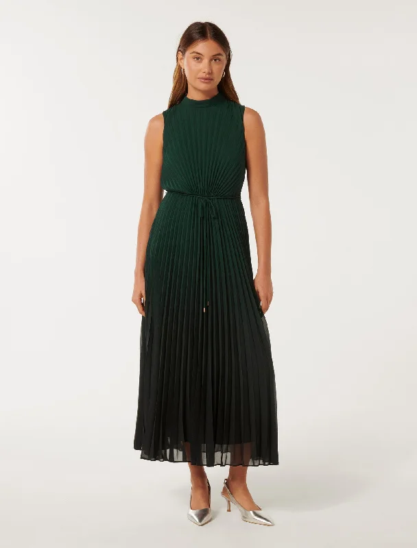 Phillipa Pleated Midi Dress