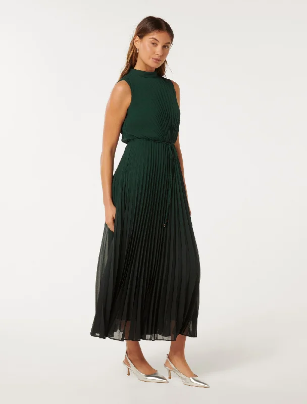 Phillipa Pleated Midi Dress