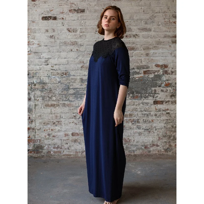 Rosella Navy Nightgown IDA 162