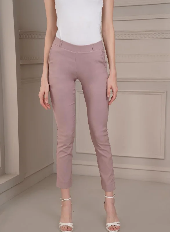 Skin-Fit Peach Jeggings