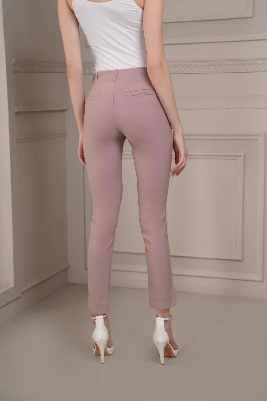 Skin-Fit Peach Jeggings