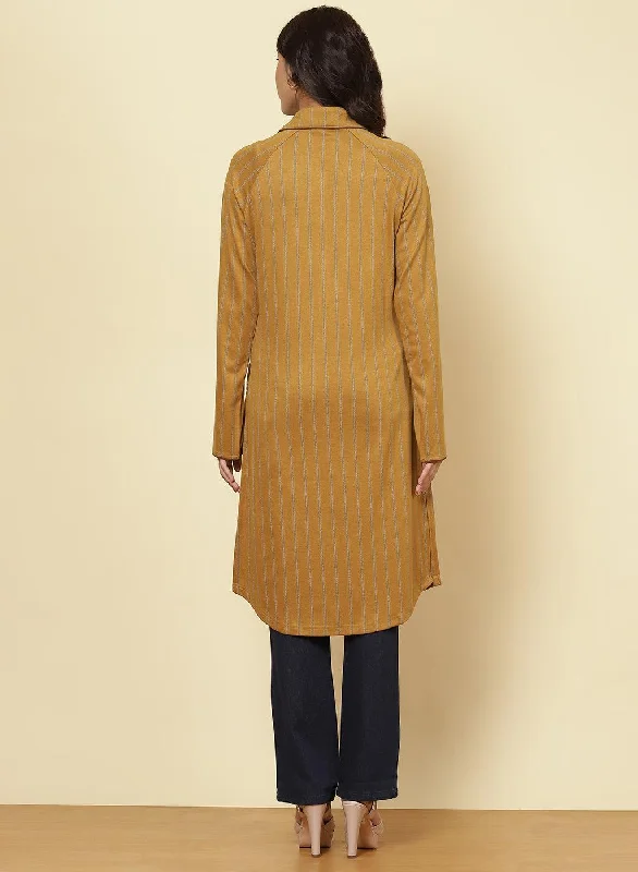 Spicy Mustard Striped Kurti