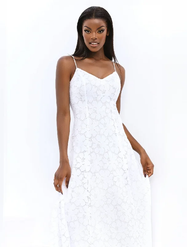 Vivienne Lace Longline Dress