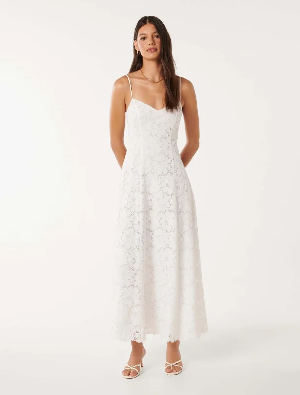 Vivienne Lace Longline Dress