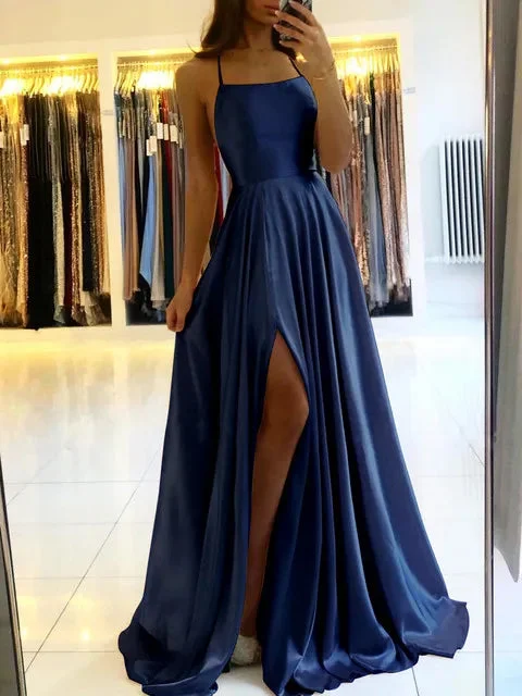 Women's Sexy Side Slit Fashion Designer Bridesmaid Dresses (Long)