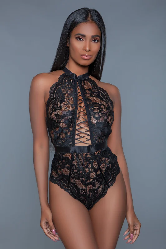 BeWicked Margot Lace-up Bodysuit