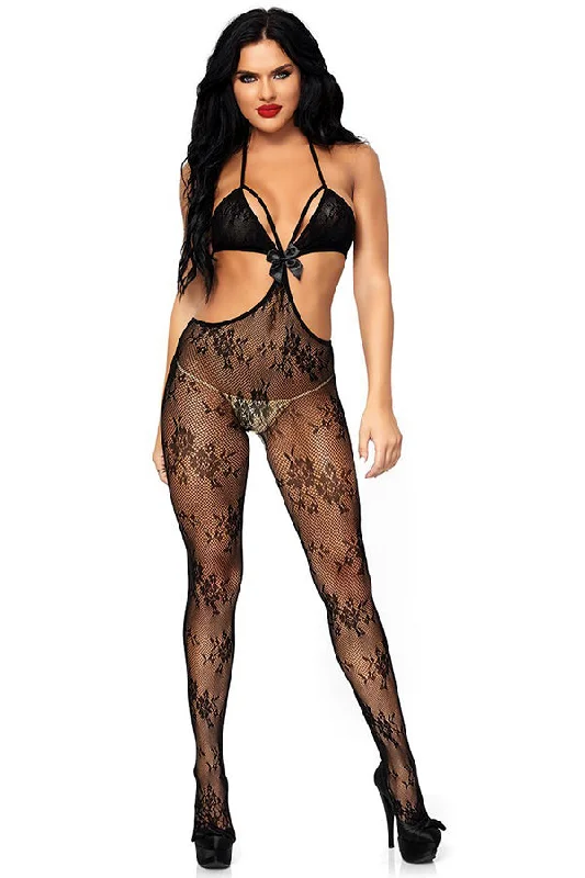 Cut Out Lace Bodystocking