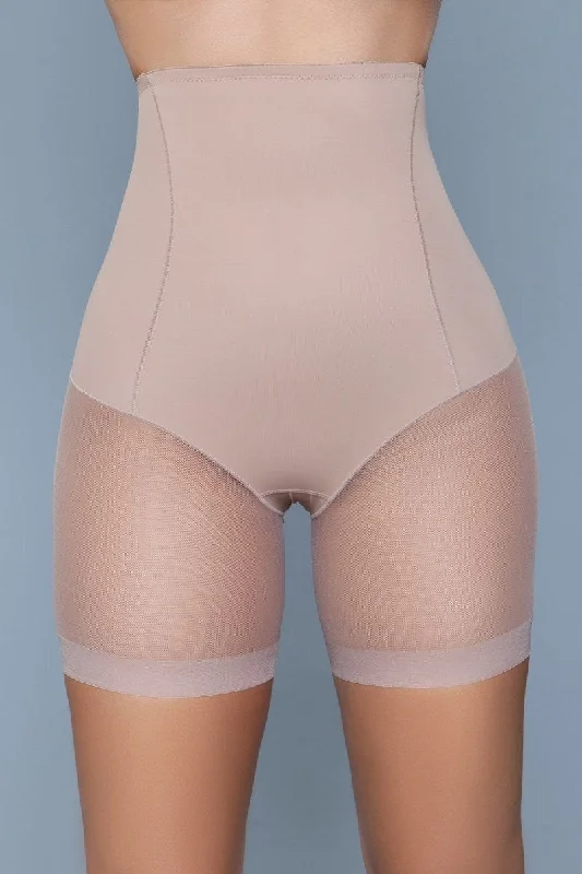 Geovan Mesh Shapewear Short Nude