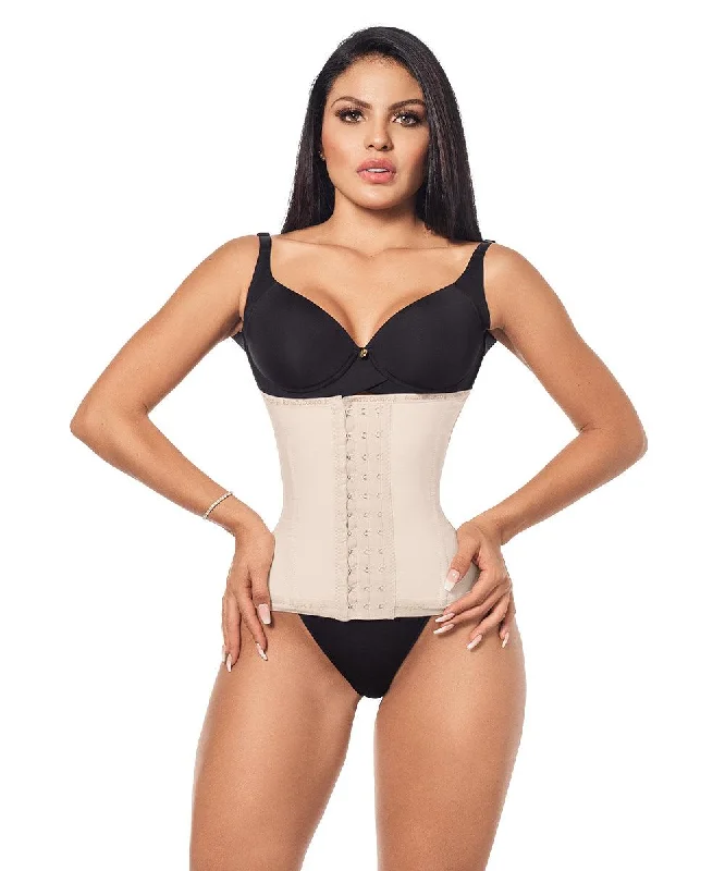 Faja cinturilla Caribe tipo corset con broches centrales moldeadora (Ref. O-061)